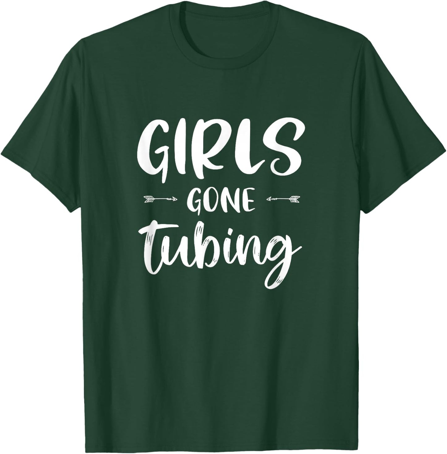 Girls Gone Tubing Women River Floating Swimming Tubing T-Shirt - T-Shirt | Forest