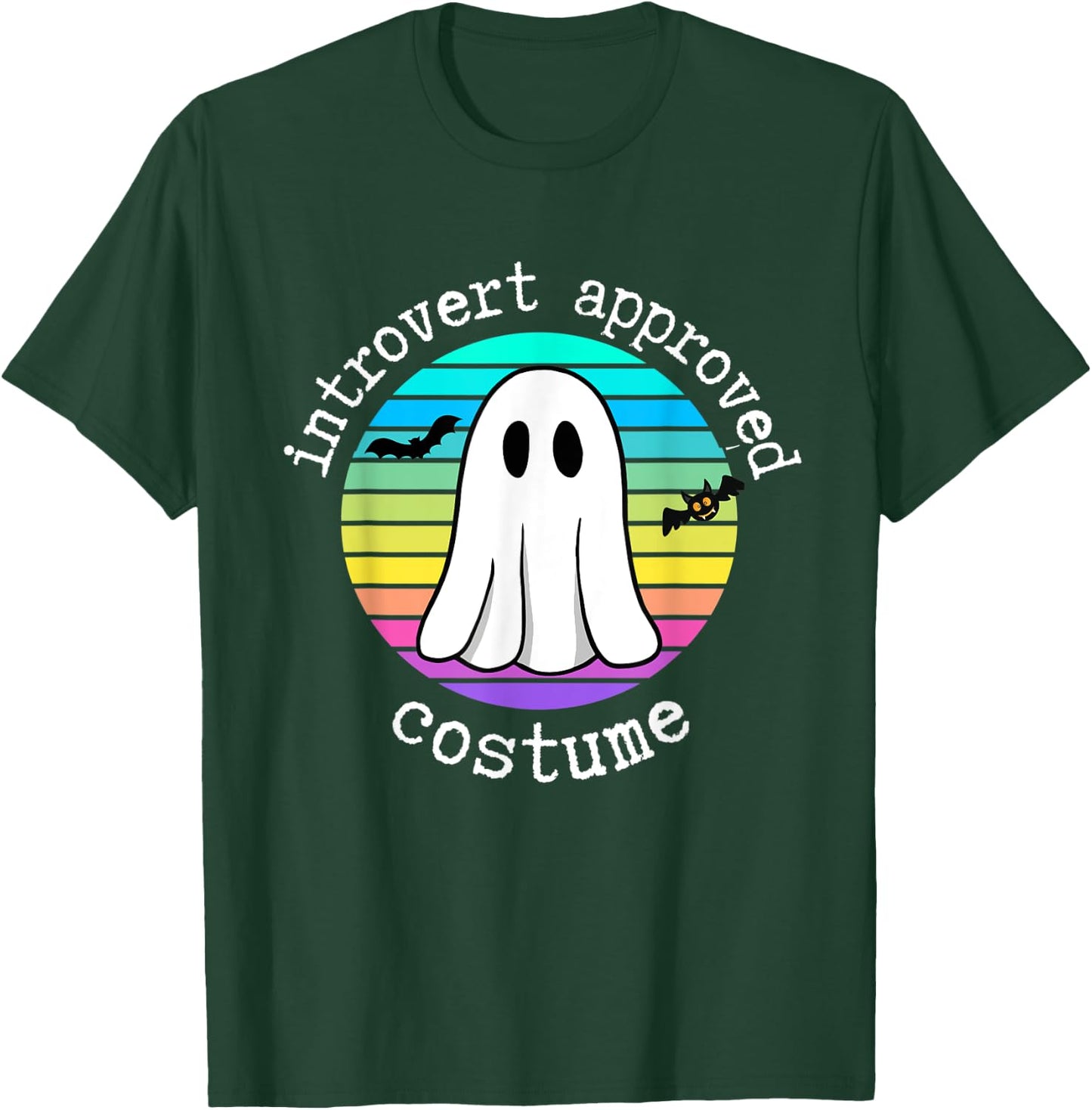 Introvert Approved Costume Funny Halloween Costume for Shy T-Shirt - T-Shirt | Forest
