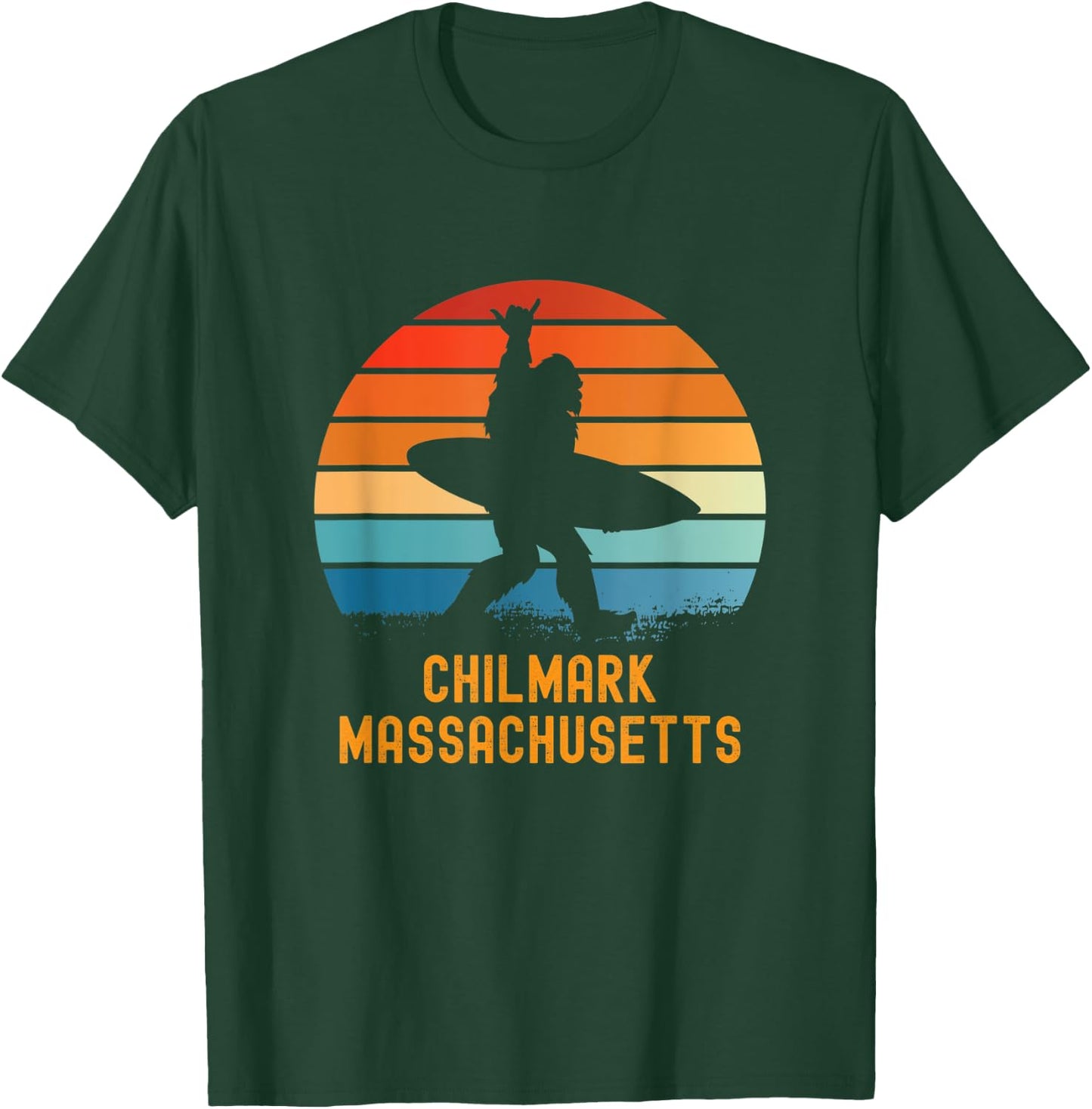 Chilmark - Massachusetts Sasquatch Souvenir T-Shirt - T-Shirt | Forest