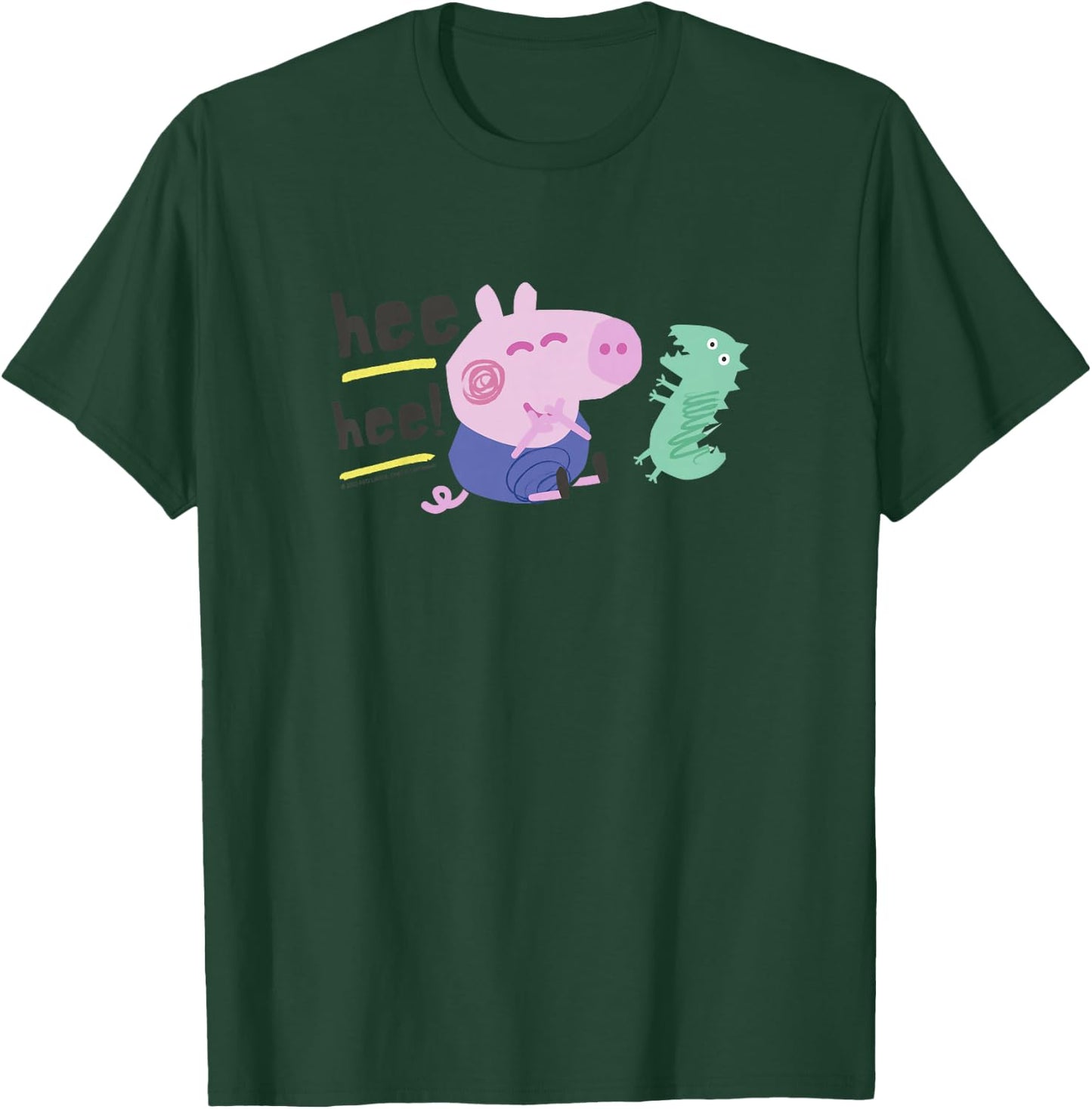 Peppa Pig HEE HEE! George Playing with Mr. Dinosaur T-Shirt - T-Shirt | Forest