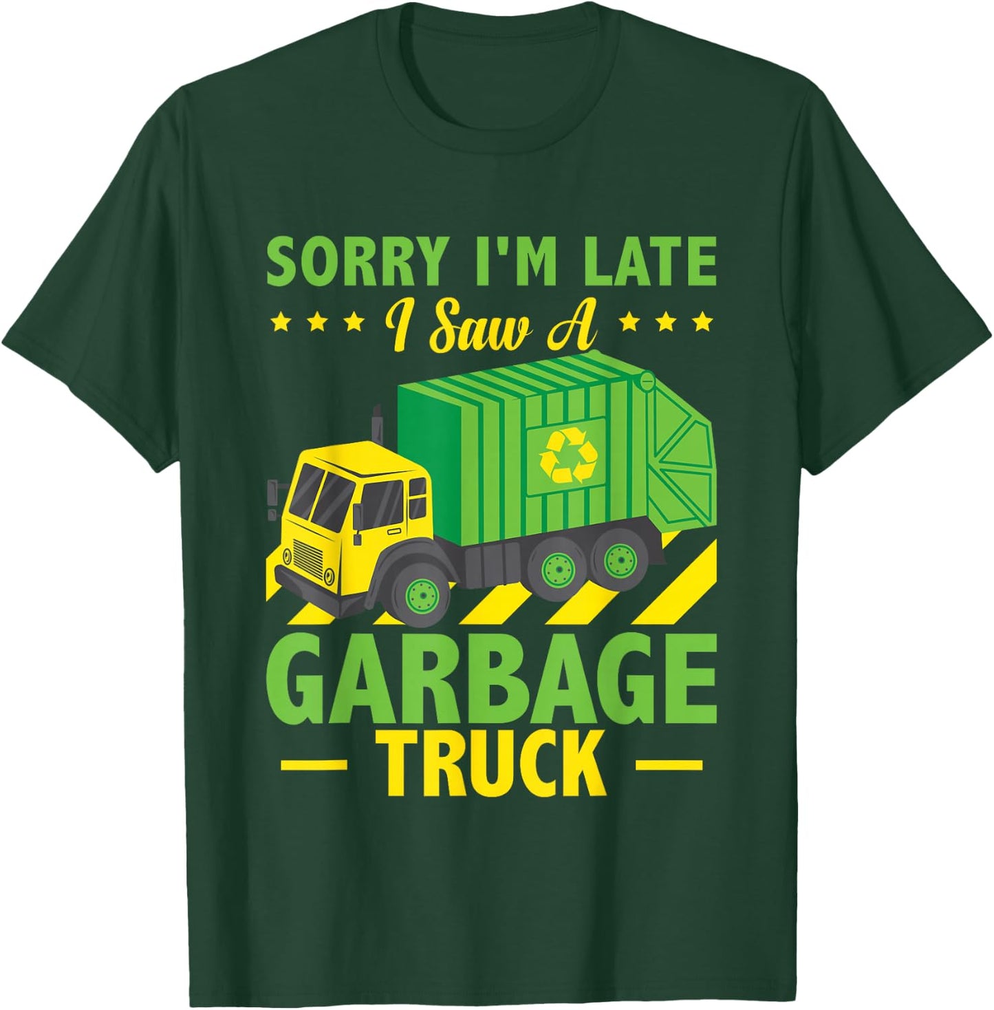 Trash Trucks Recycle Garbage Truck T-Shirt - T-Shirt | Forest