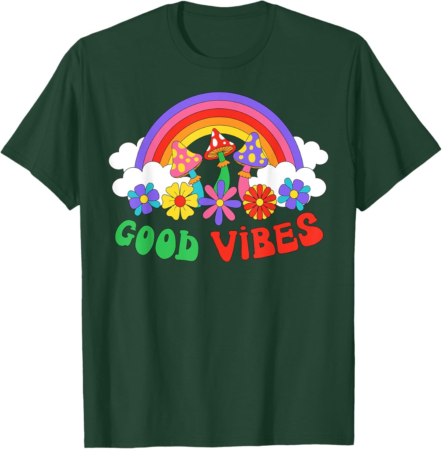 PEACE SIGN LOVE 60s 70s Tie Dye Hippie Halloween Costume T-Shirt - T-Shirt | Forest