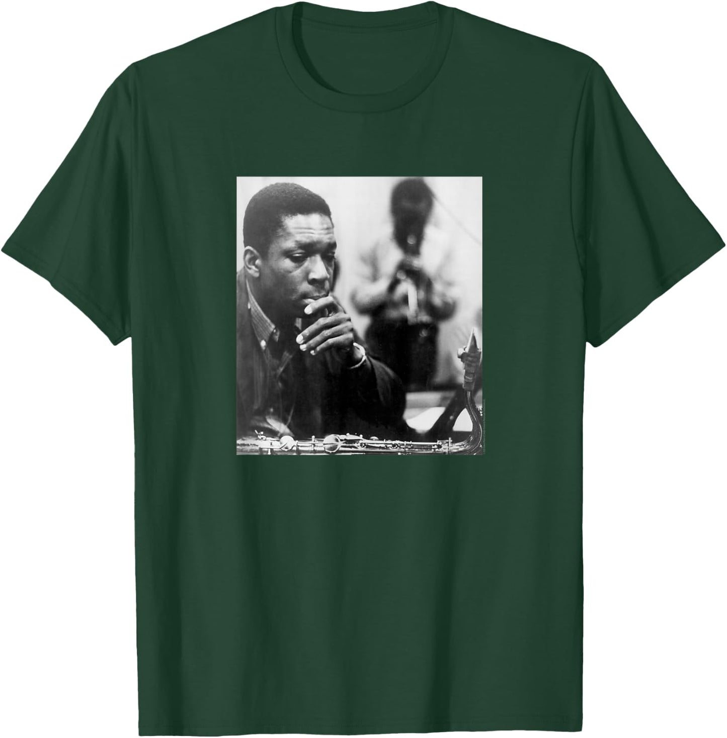 John Coltrane Black and White Photo T-Shirt - T-Shirt | Forest