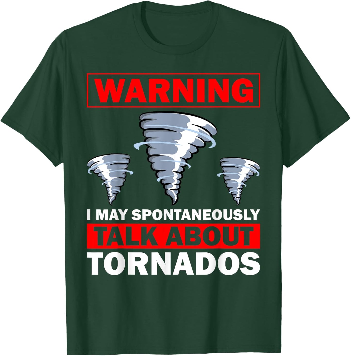Funny Tornado Designs Women Meteorology Storm Lovers T-Shirt - T-Shirt | Forest