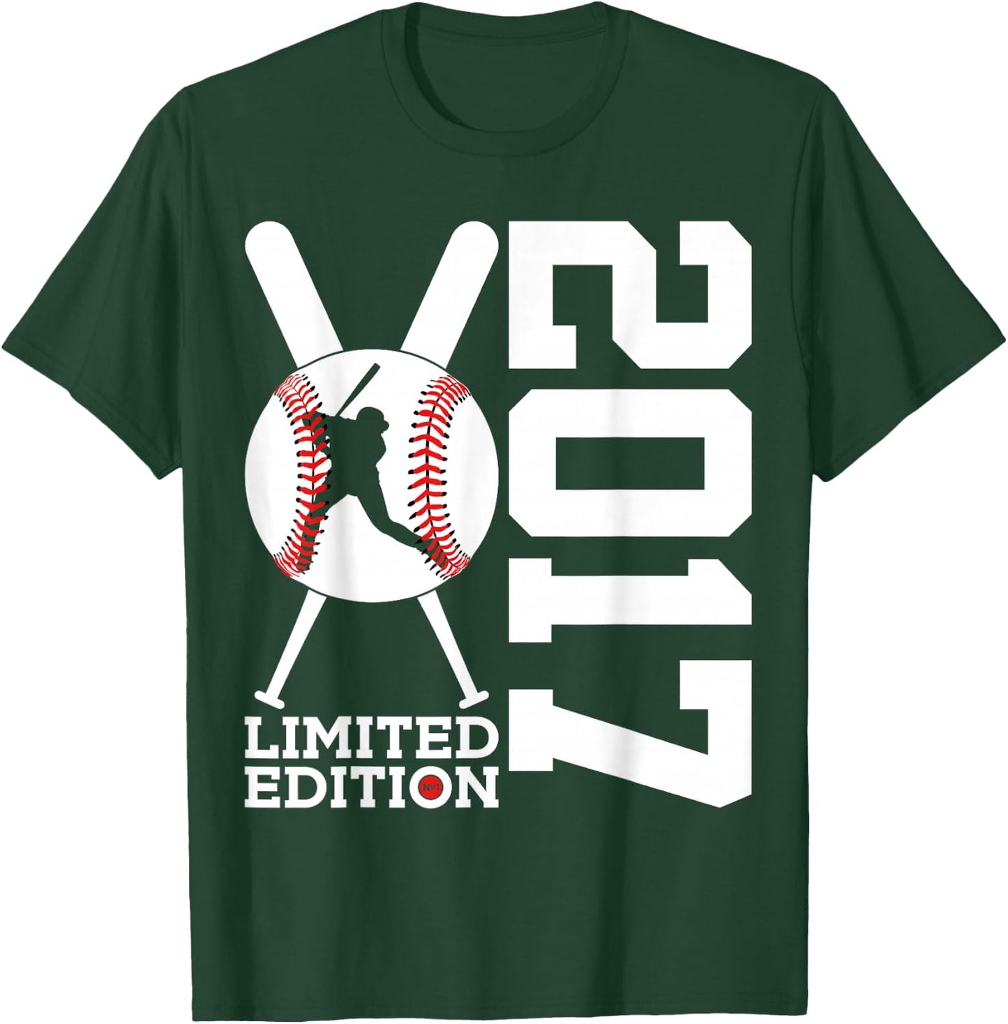 8th BIRTHDAY BASEBALL LIMITED EDITION 2017 T-Shirt - T-Shirt | Forest
