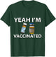 Bodybuilding Vaccinated Trenbolone Funny Tren Lover Gym Jim T-Shirt - T-Shirt | Forest