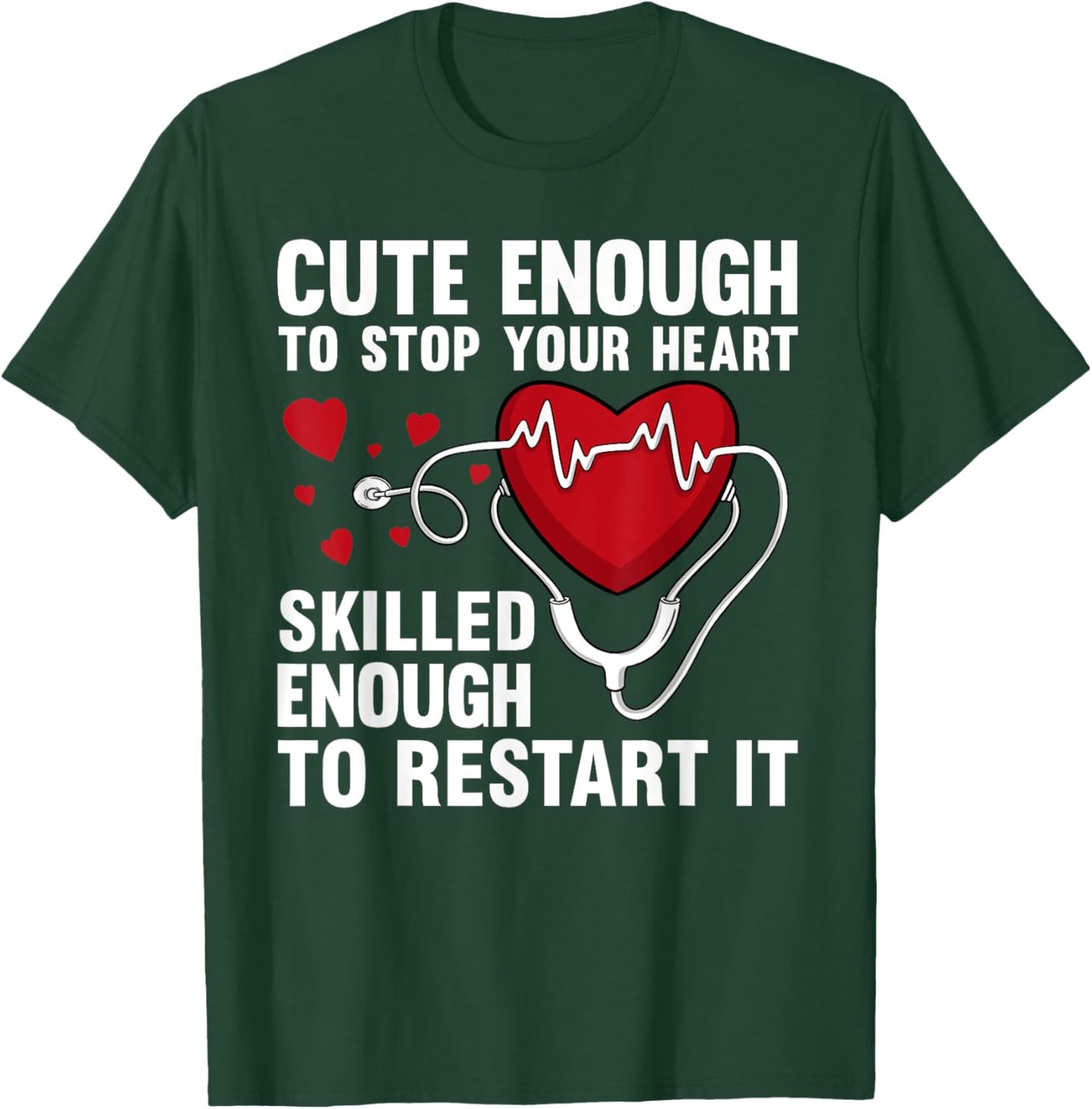 Cool Nurse Women Medical Assistant Nursing Aide CNA T-Shirt - T-Shirt | Forest