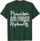 Proud Air Force Nephew Air Force Graduation USAF Nephew T-Shirt - T-Shirt | Forest