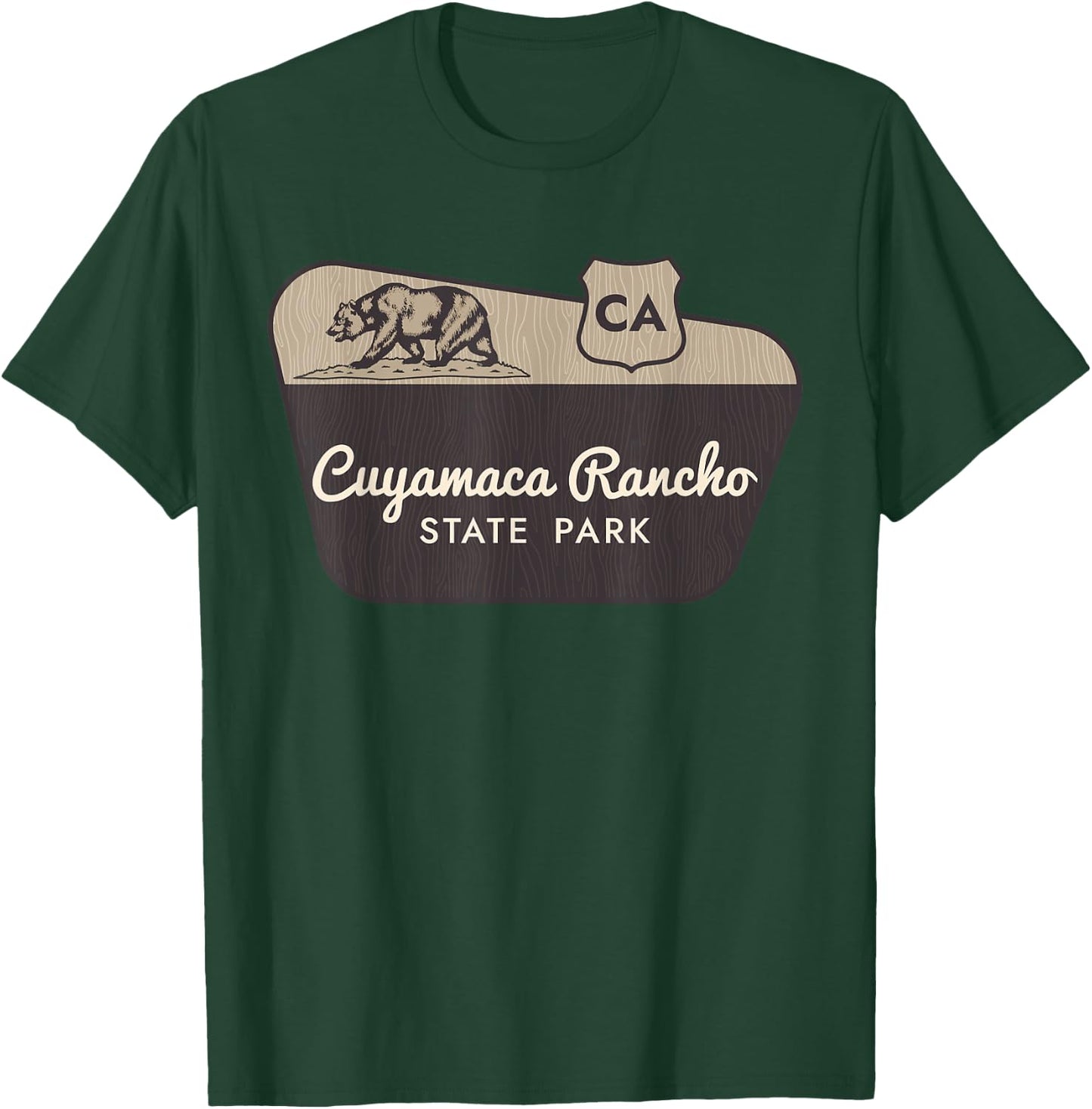 Cuyamaca Rancho State Park California Welcome Sign Vacation T-Shirt - T-Shirt | Forest