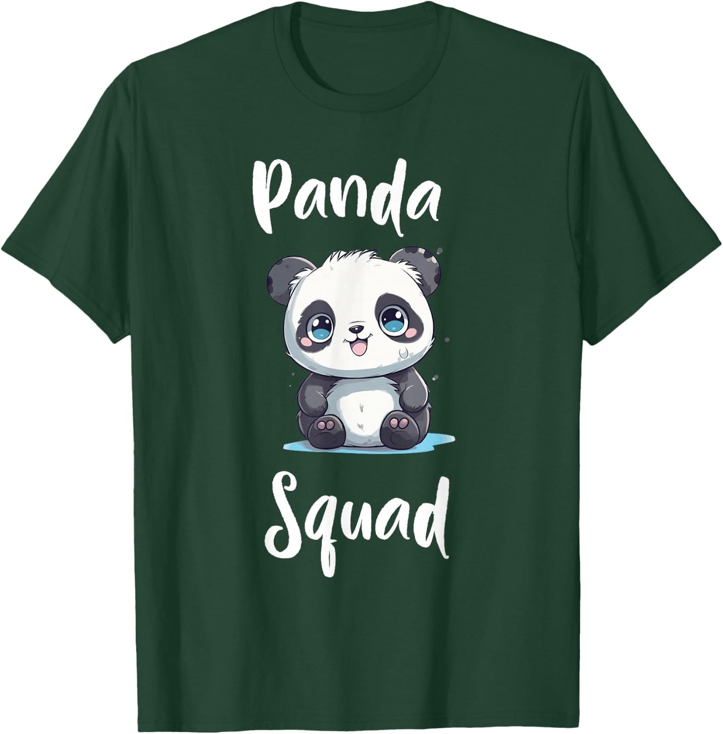 Panda Squad Cute Panda Kids T-Shirt - T-Shirt | Forest