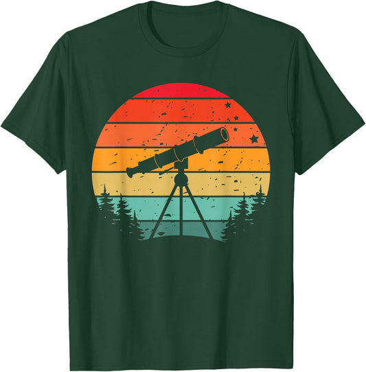 Telescope Astrophotography Telescope Cosmic Photography T-Shirt - T-Shirt | Forest