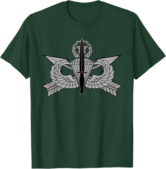 US Special Forces USASOC Jumpmaster Airborne Wings T-Shirt - T-Shirt | Forest
