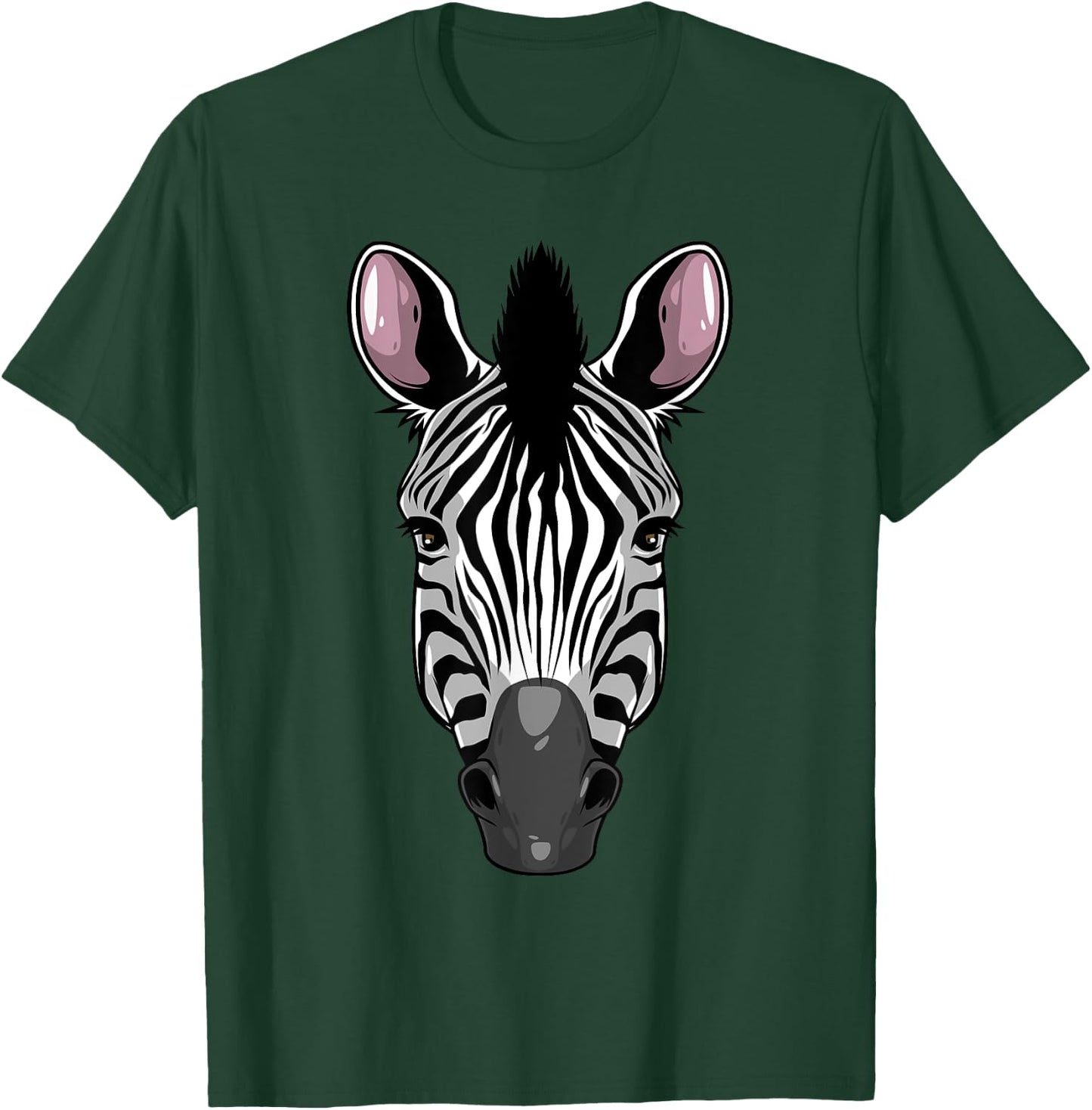 Funny Zebra Print Designs Women Stripe Equine Safari T-Shirt - T-Shirt | Forest