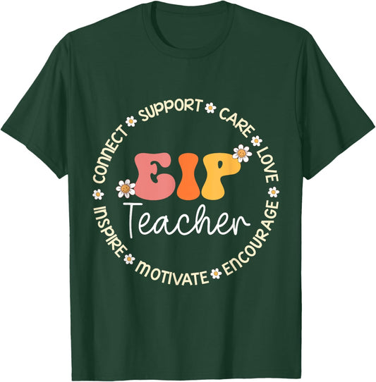 EIP Teacher Appreciation Week Back to School Women Girls Kids T-Shirt - T-Shirt | Forest