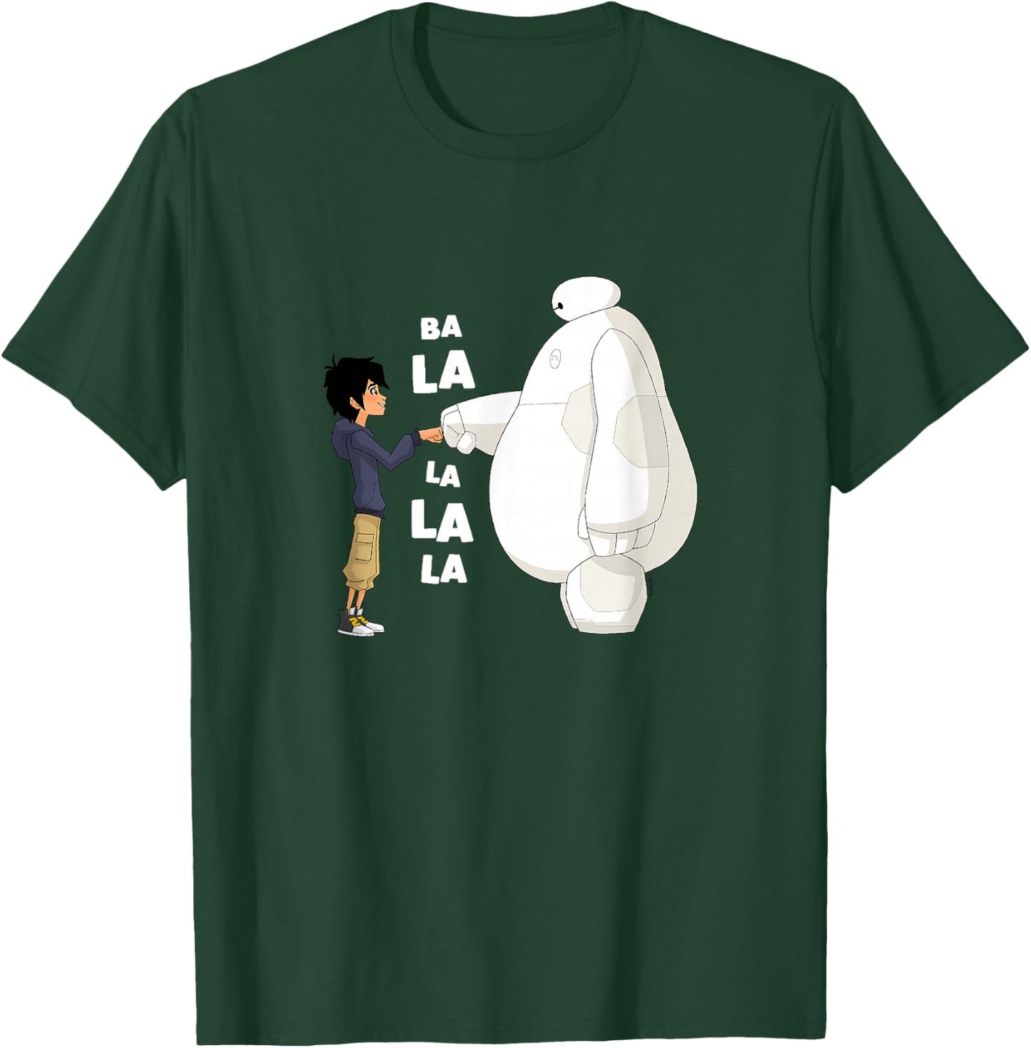 Big Hero 6 - Fist Bump Ba La La La La T-Shirt - T-Shirt | Forest