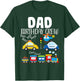 Dad Birthday Crew Trucks Train Birthday Party Toddler Bday T-Shirt - T-Shirt | Forest