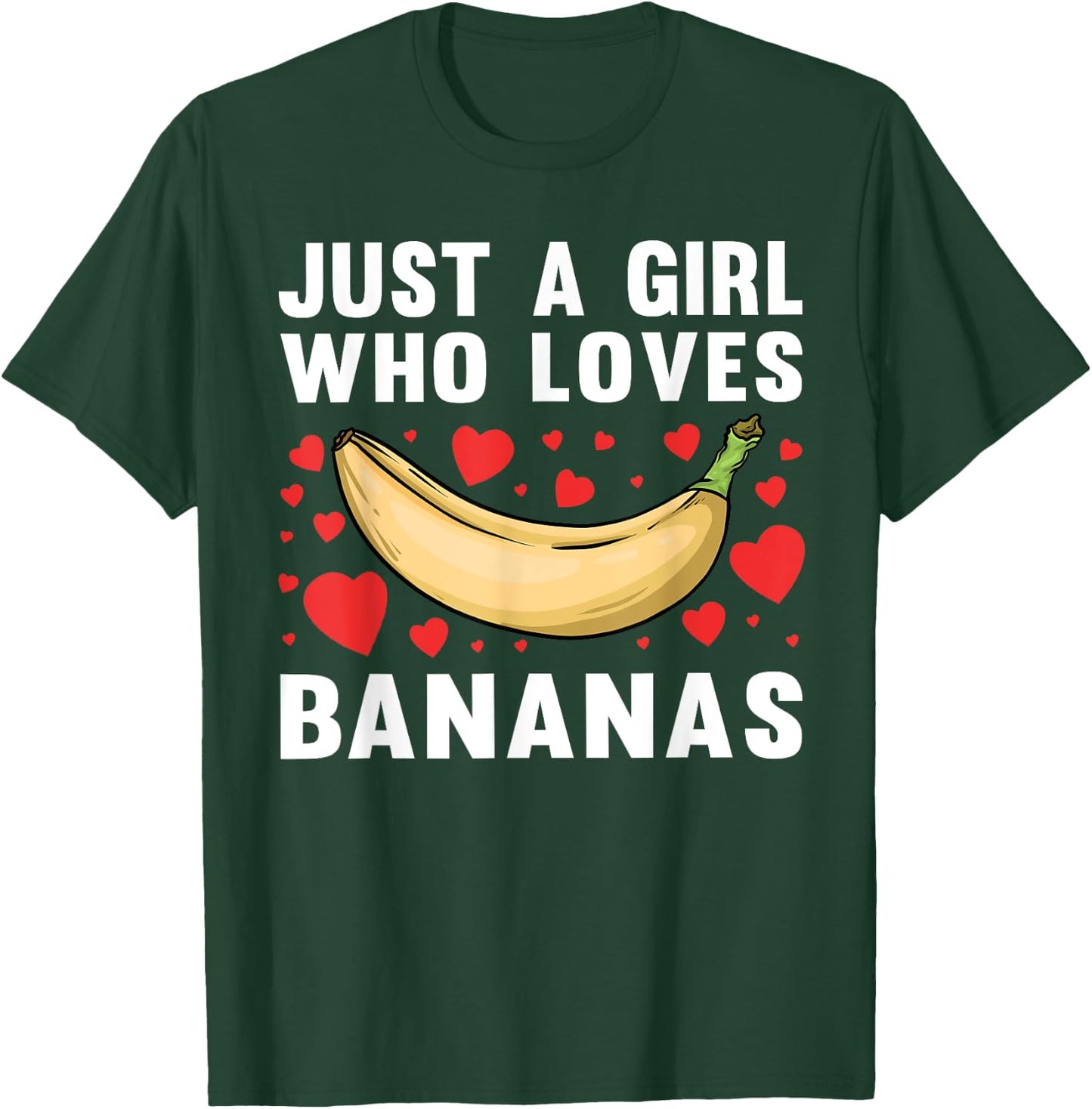 Cool Banana Girls Bananas Fruit Lover Farmer Food T-Shirt - T-Shirt | Forest
