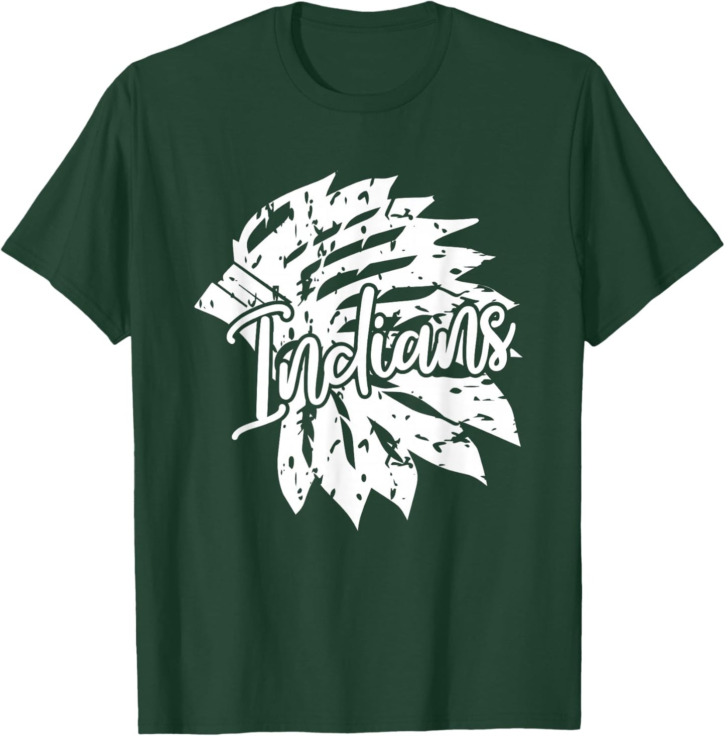 Port Neches-Groves High School Heart Indians Football T-Shirt - T-Shirt | Forest