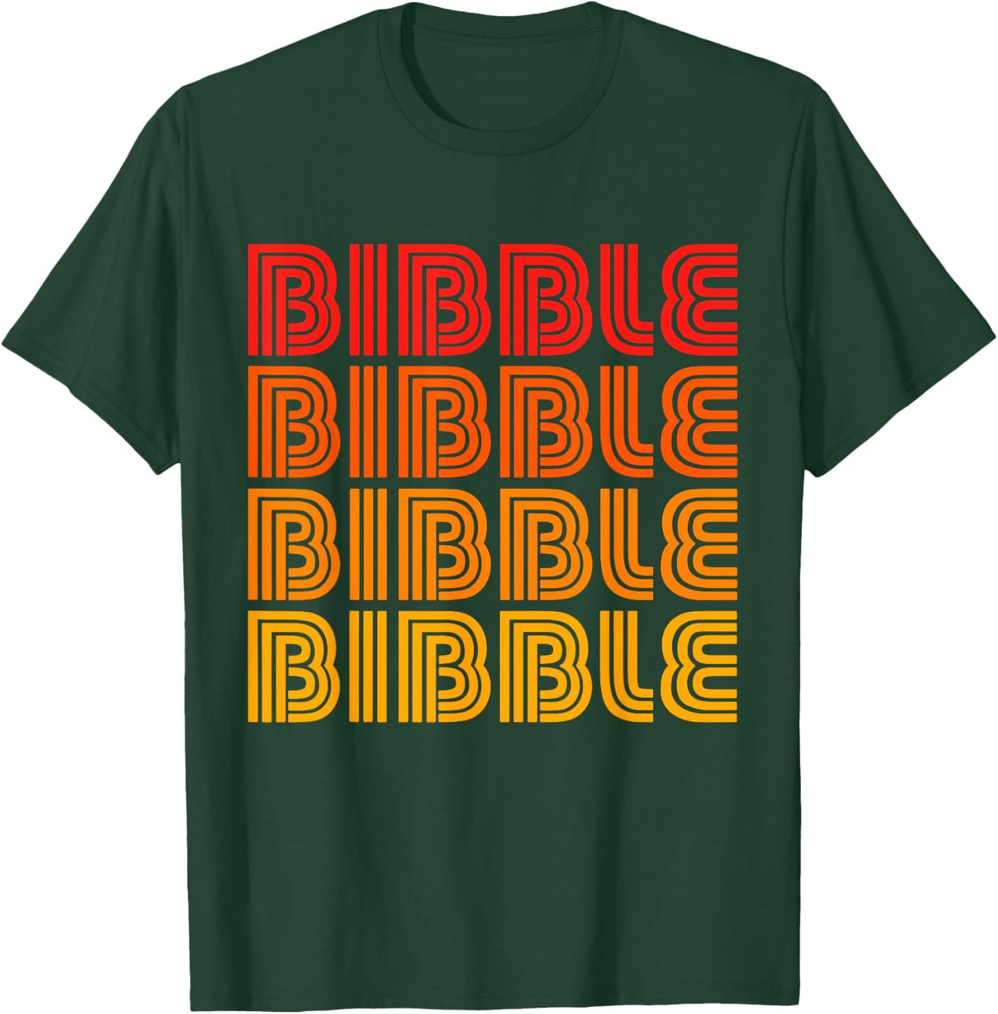 Bibble Funny Weird Odd Repeating Old Timey Word Dad Joke Tip T-Shirt - T-Shirt | Forest