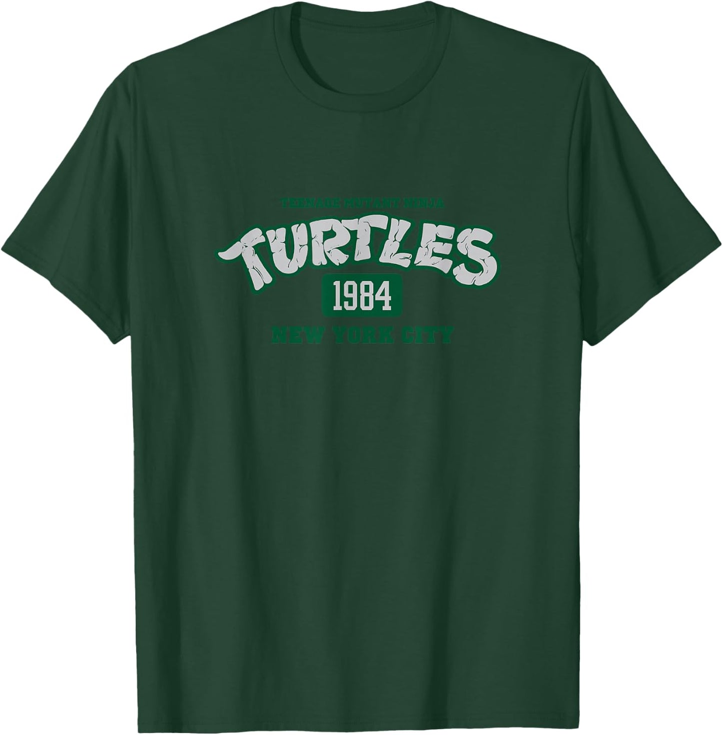 Teenage Mutant Ninja Turtles Vintage 1984 NYC Collegiate T-Shirt - T-Shirt | Forest