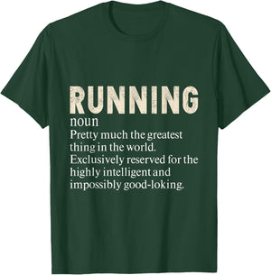 Running Funny Definition For Runners Love To Run T-Shirt - T-Shirt | Forest