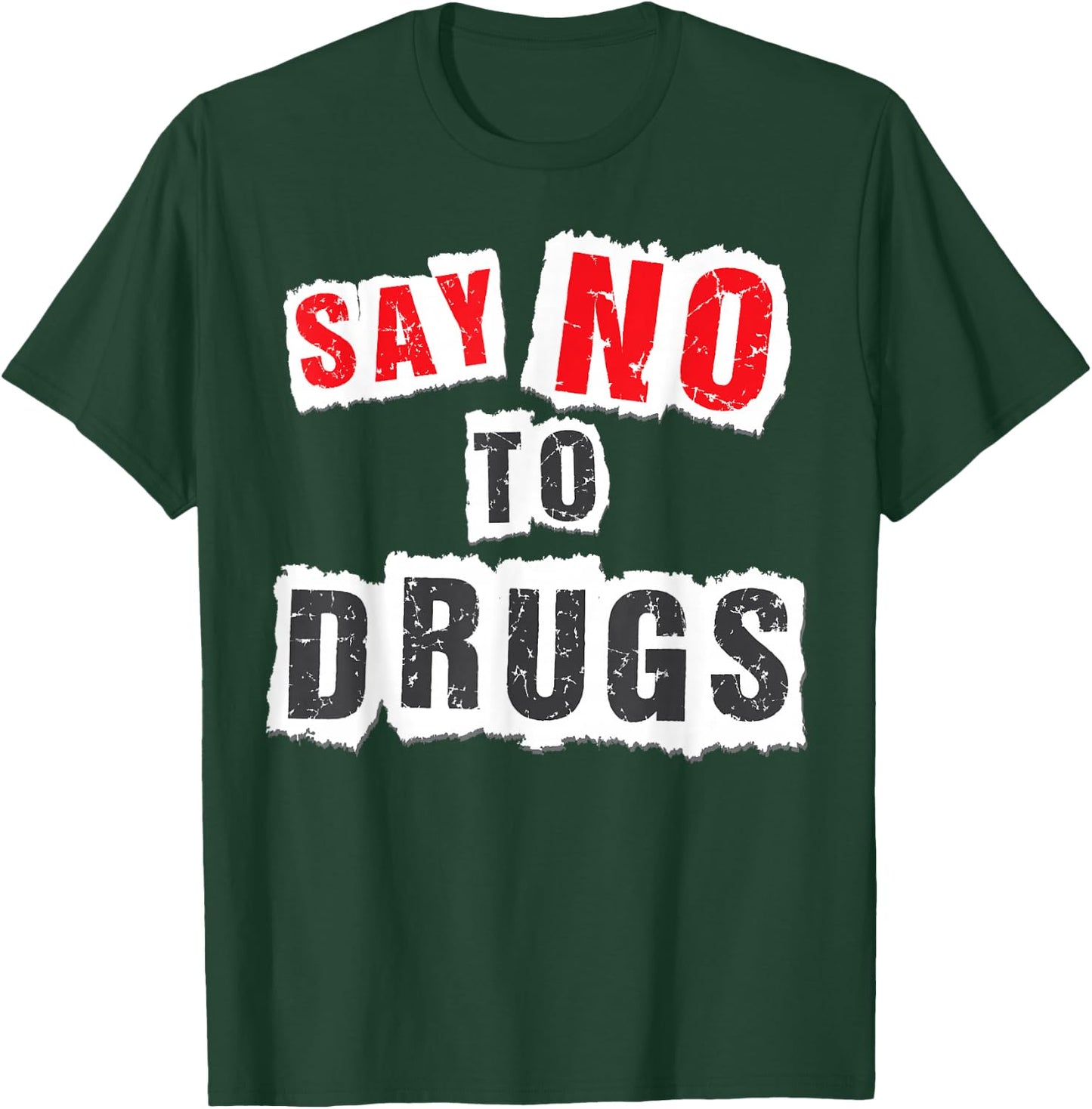 Red Ribbon Week Say No to Drugs T-Shirt - T-Shirt | Forest