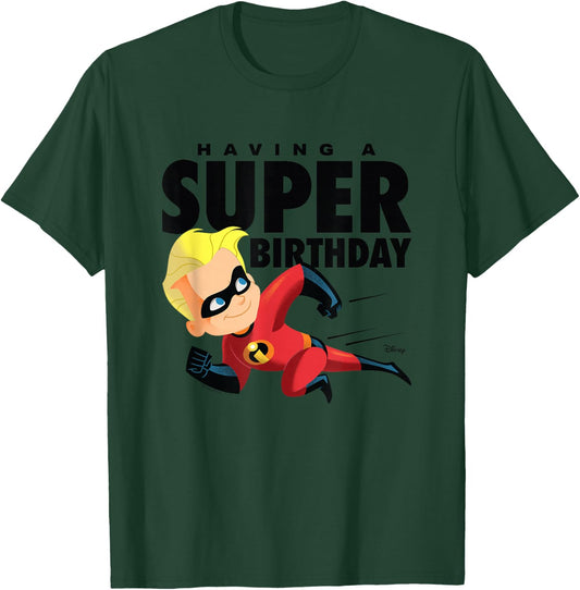 The Incredibles - Having A Super Birthday Dash T-Shirt - T-Shirt | Forest