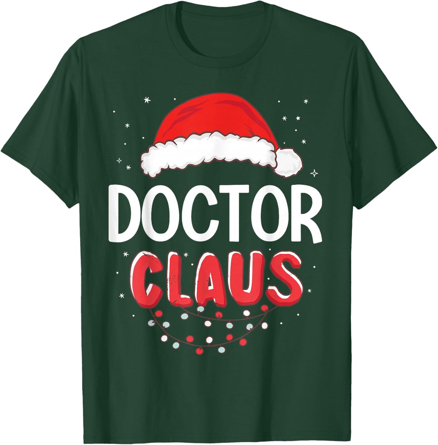 Doctor Santa Claus Christmas Matching Costume T-Shirt - T-Shirt | Forest
