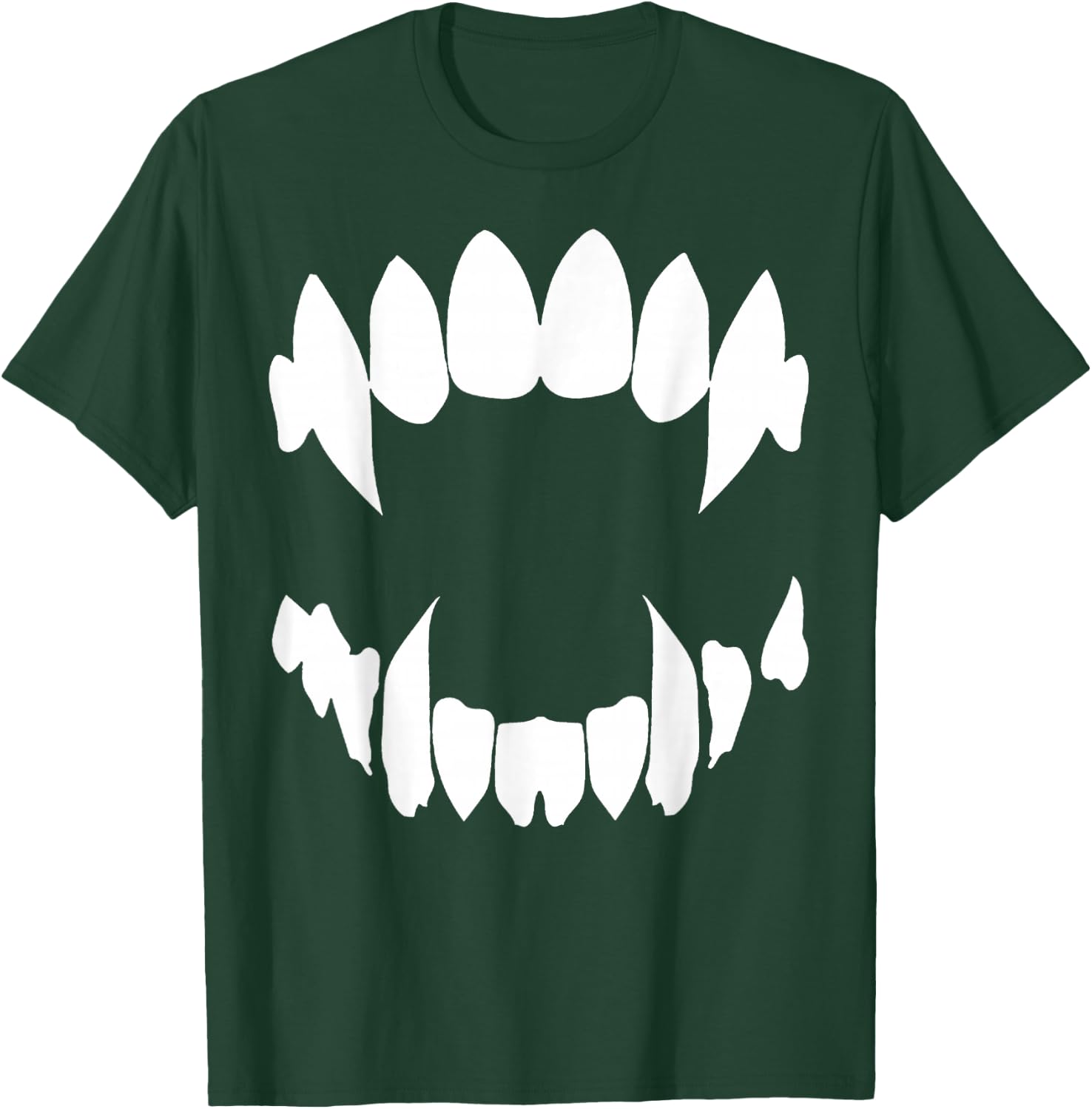 Vampire Fangs Occult Dark Grunge Bite Goth Aesthetic Teeth T-Shirt - T-Shirt | Forest