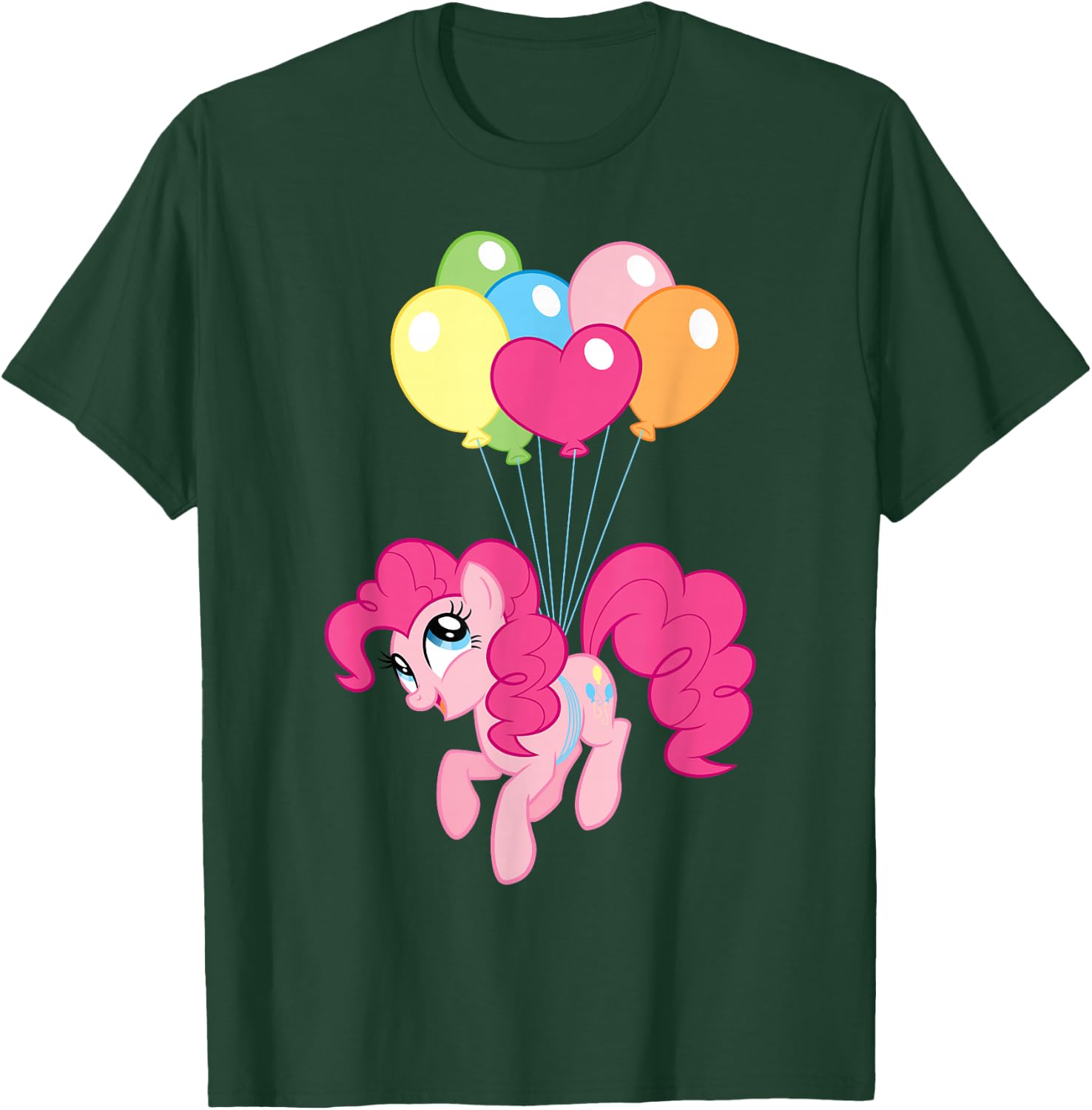 My Little Pony Pinkie Pie Flying Balloons T-Shirt - T-Shirt | Forest