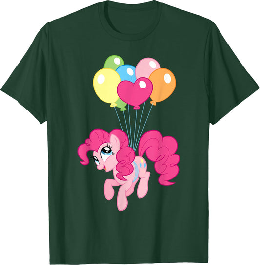 My Little Pony Pinkie Pie Flying Balloons T-Shirt - T-Shirt | Forest
