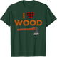 I Love Wood Lumberjack Heart Halloween Party Woodworking T-Shirt - T-Shirt | Forest