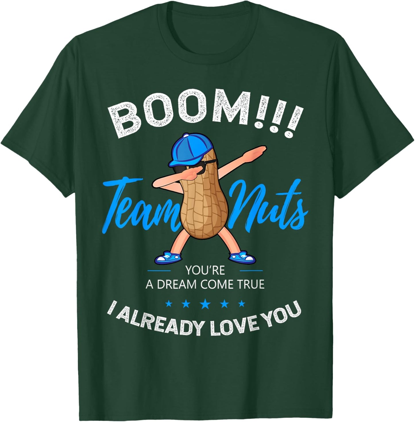 Gender Reveal Team Nuts Boy Matching Family Baby Party T-Shirt - T-Shirt | Forest