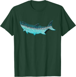 Tarpon Flank Derek DeYoung Novelty Fishing Gift T-Shirt - T-Shirt | Forest