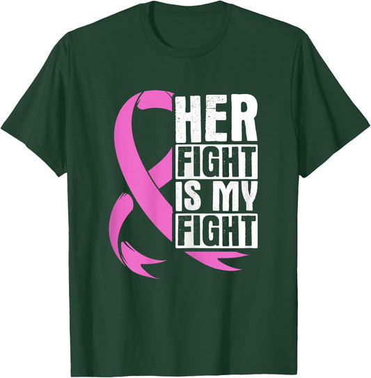 Breast Cancer Awareness Gift ribbon Pink butterfly T-Shirt - T-Shirt | Forest