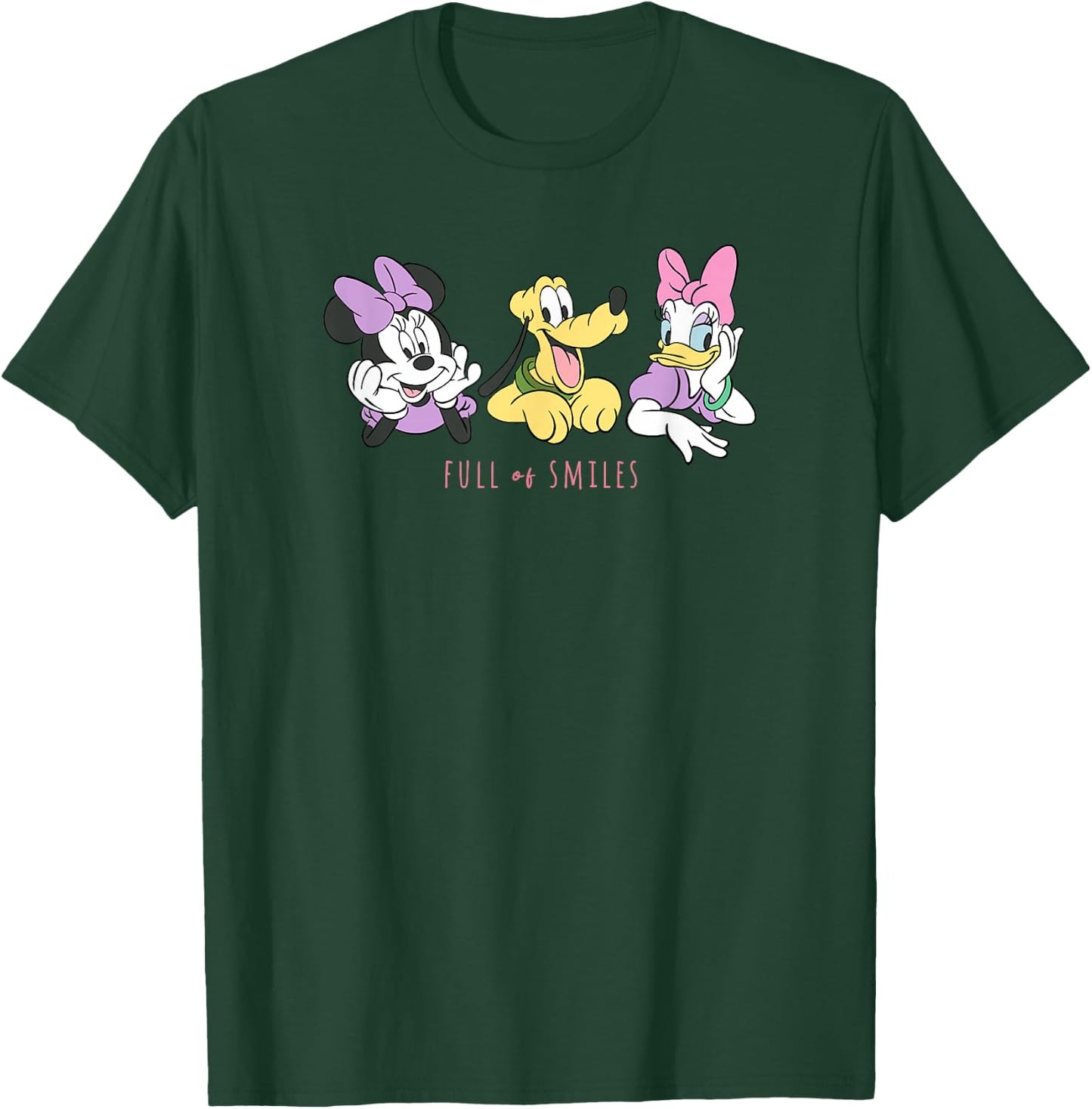 Disney Minnie Mouse Pluto Daisy Group Shot T-Shirt - T-Shirt | Forest