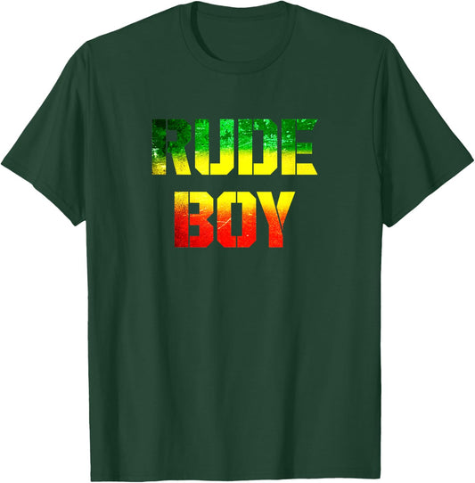 Rude Boy Rasta Roots Reggae Music Jamaican Roots T-Shirt - T-Shirt | Forest
