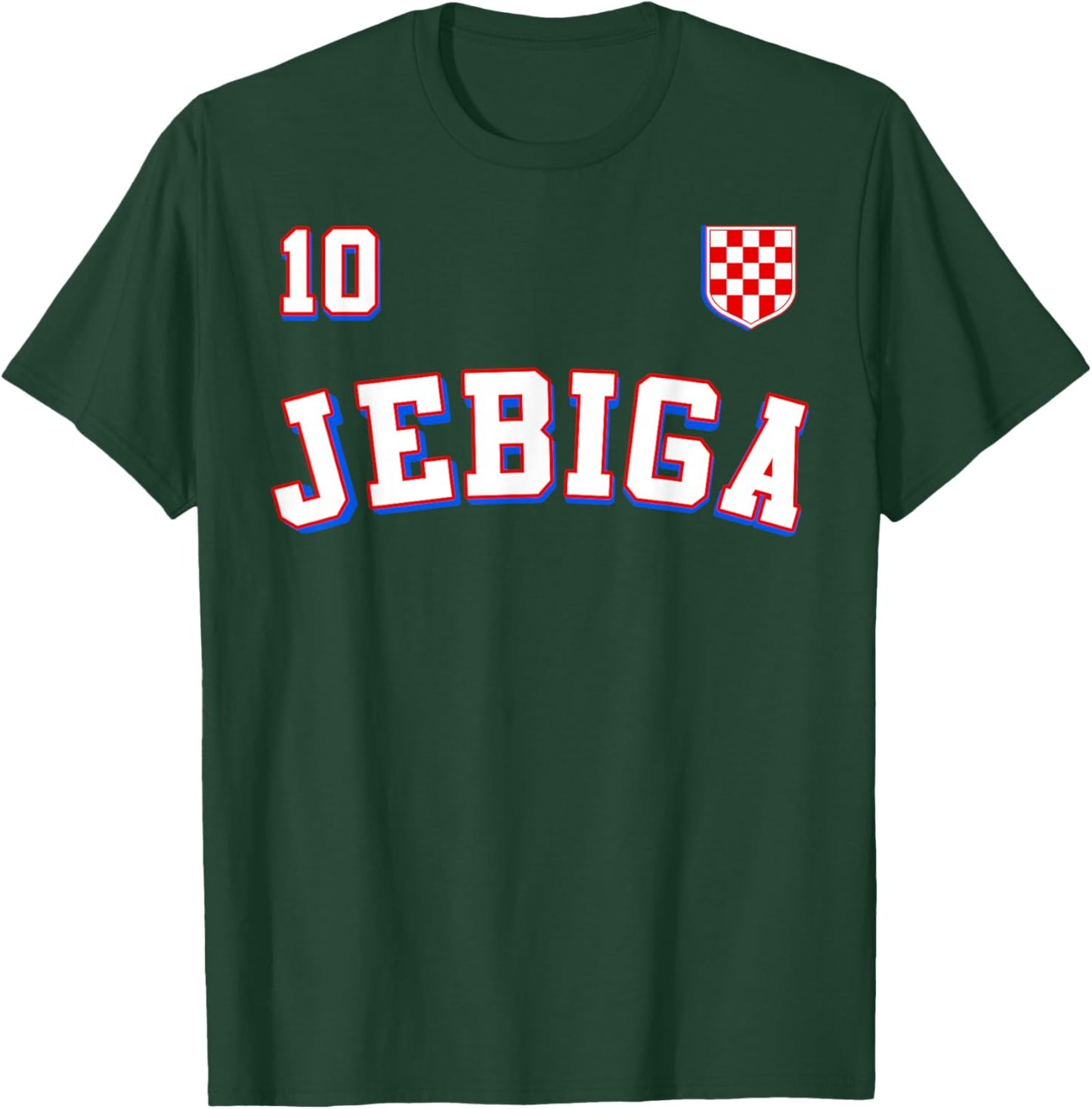 JEBIGA Croatian Flag Pride of Croatia Funny Balkan T-Shirt - T-Shirt | Forest