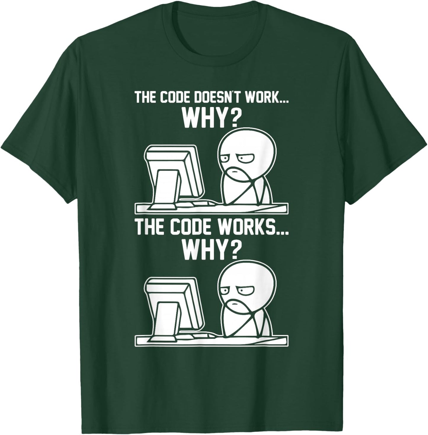 Programmer Gifts & Accessories Software Developer Meme T-Shirt - T-Shirt | Forest