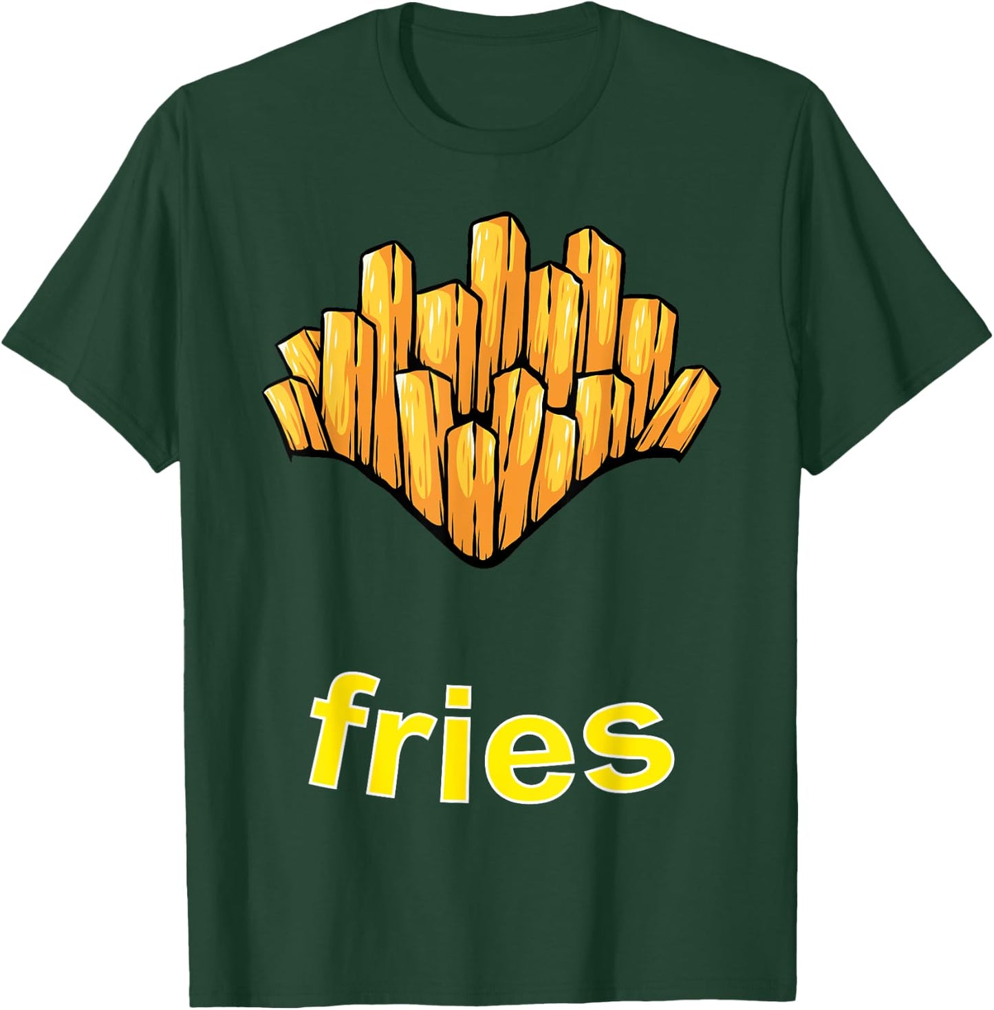French Fries Costume French Fry Costume French Fry Matching T-Shirt - T-Shirt | Forest