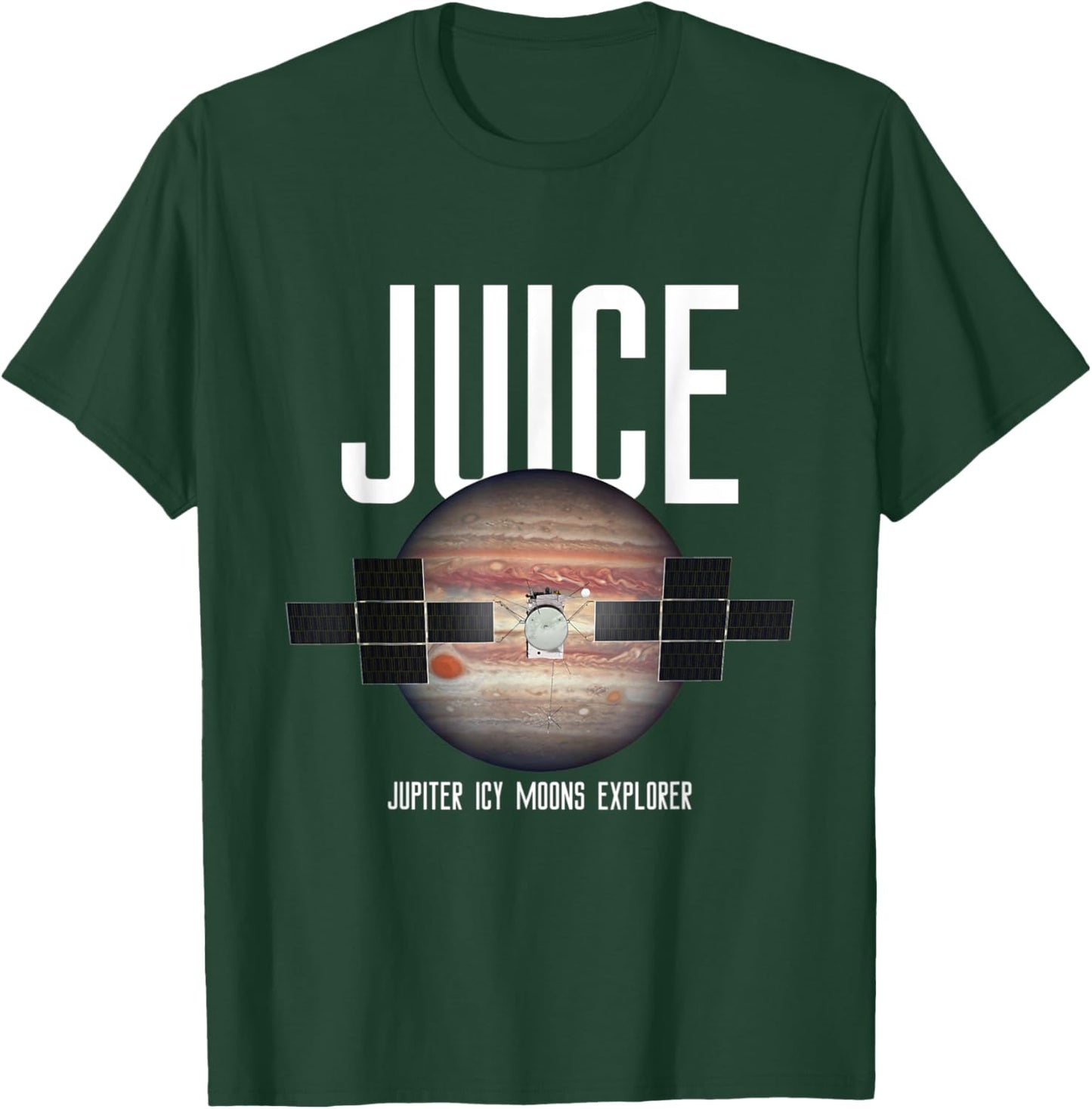 JUICE Jupiter Icy Moons Explorer Mission Souvenir T-Shirt - T-Shirt | Forest