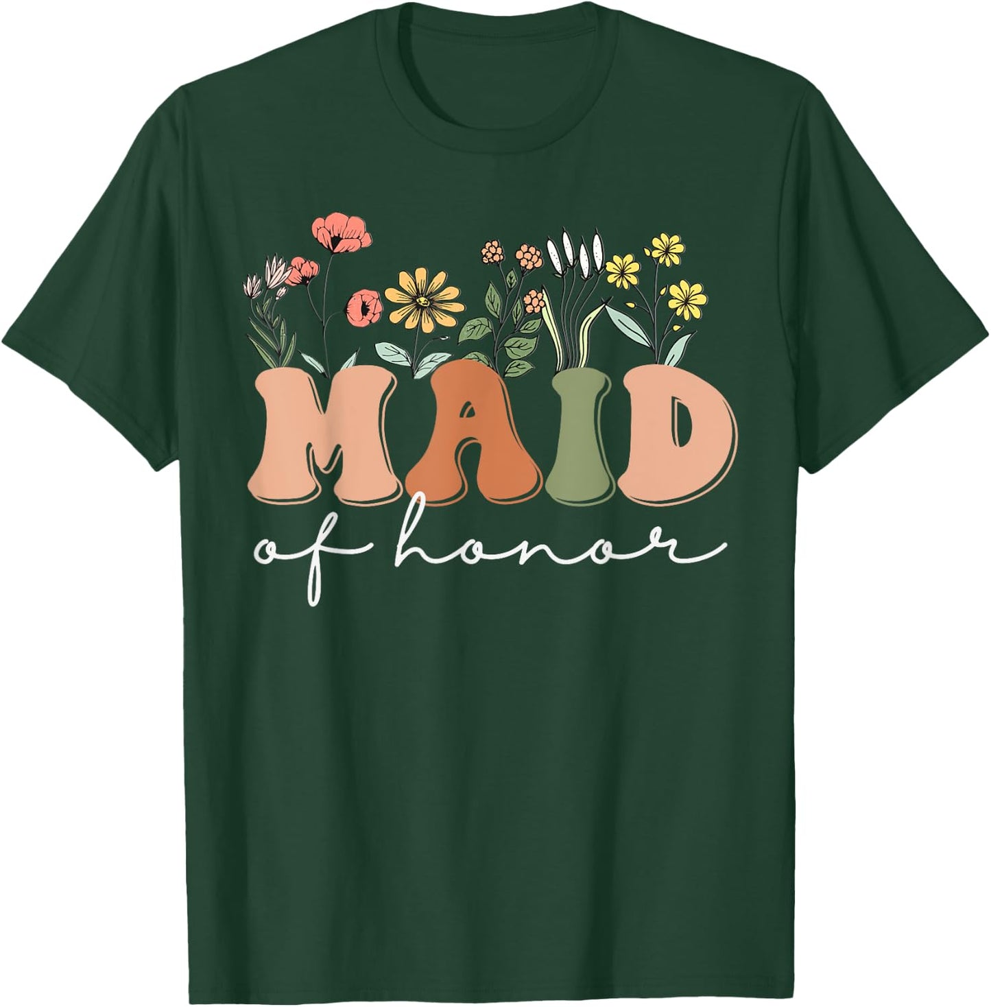 Wedding Shower for Sister from Bride Maid of Honor T-Shirt - T-Shirt | Forest