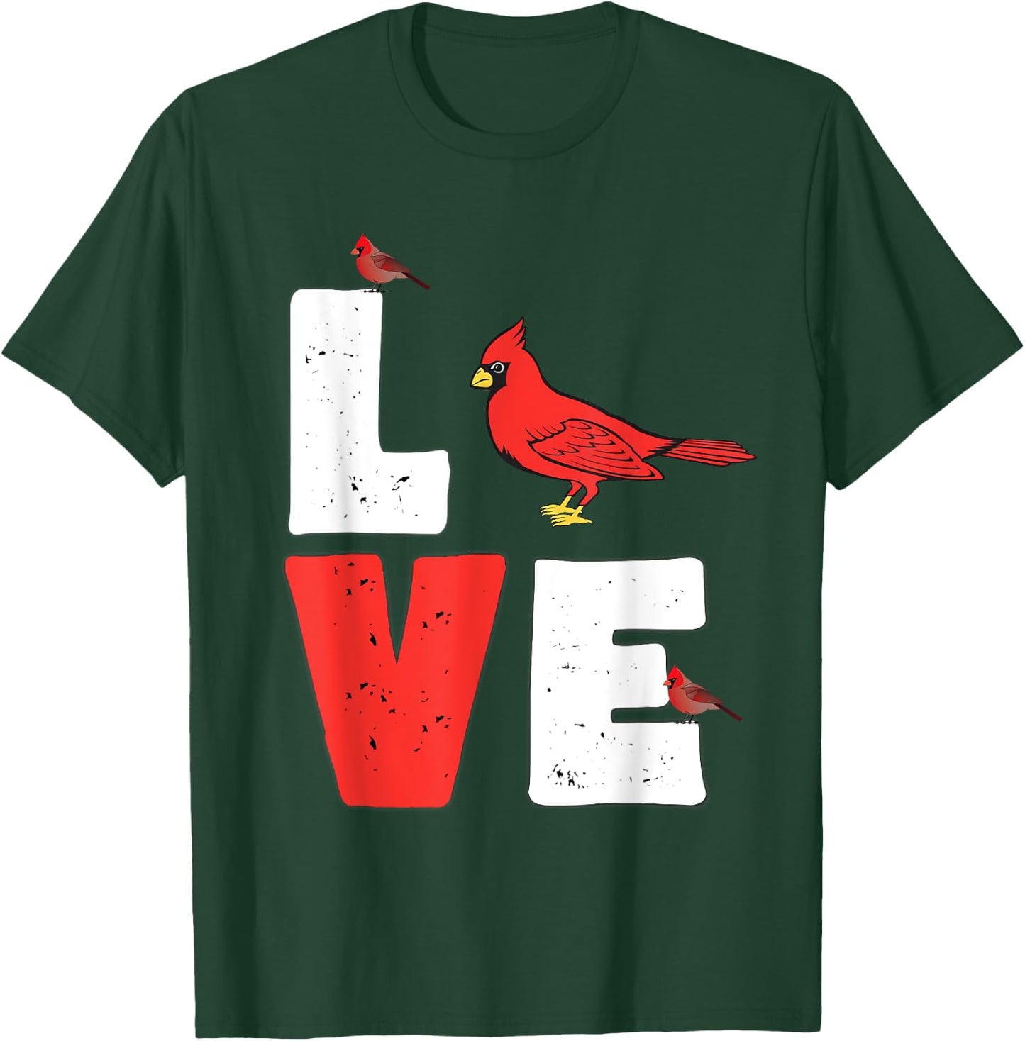 Love Cardinal women Shirt Cardinal Lover men, kids and girls T-Shirt - T-Shirt | Forest