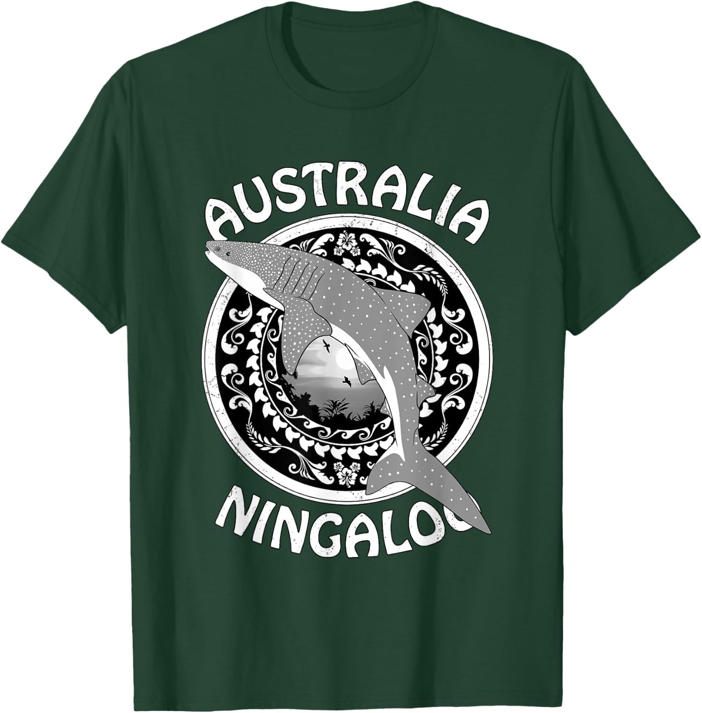 Whale Shark Ningaloo Australia T-Shirt - T-Shirt | Forest
