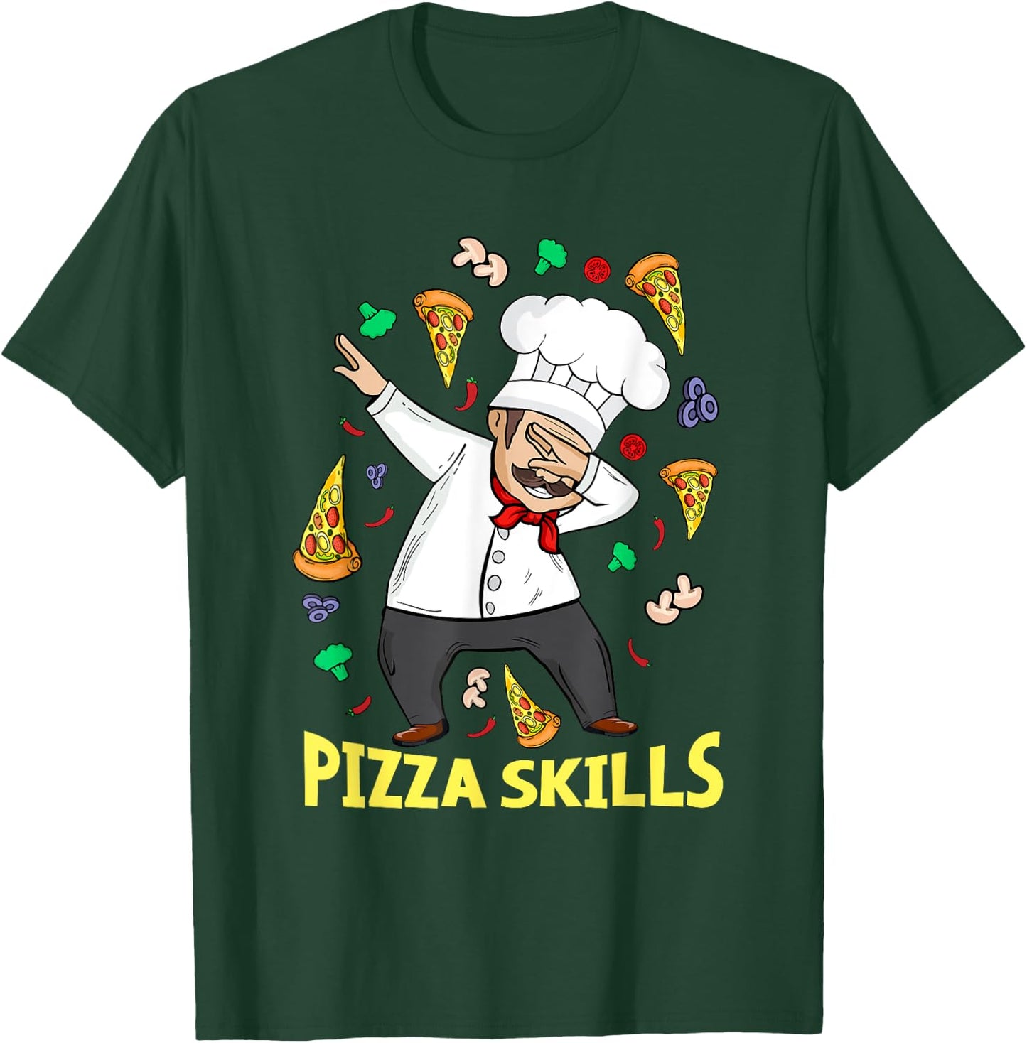 Pizza Chef Italian Pizza Lover Men Pizza T-Shirt - T-Shirt | Forest