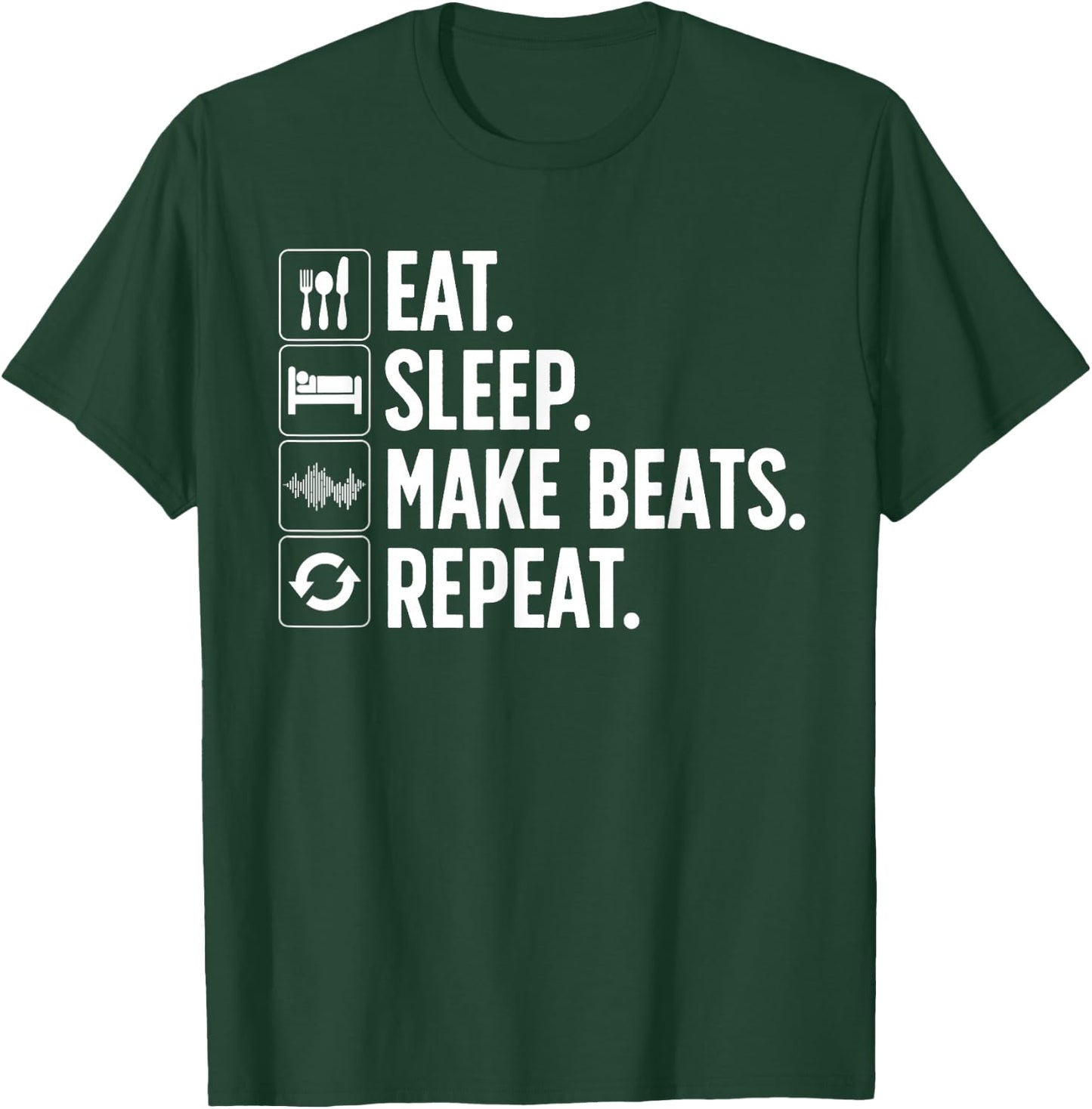 Cool Music Producer Women DJ Beatmaker EDM Musician T-Shirt - T-Shirt | Forest