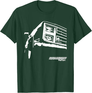 Square Body Nation - Squarebody - Truck Lovers T-Shirt - T-Shirt | Forest