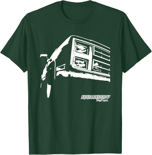 Square Body Nation - Squarebody - Truck Lovers T-Shirt - T-Shirt | Forest