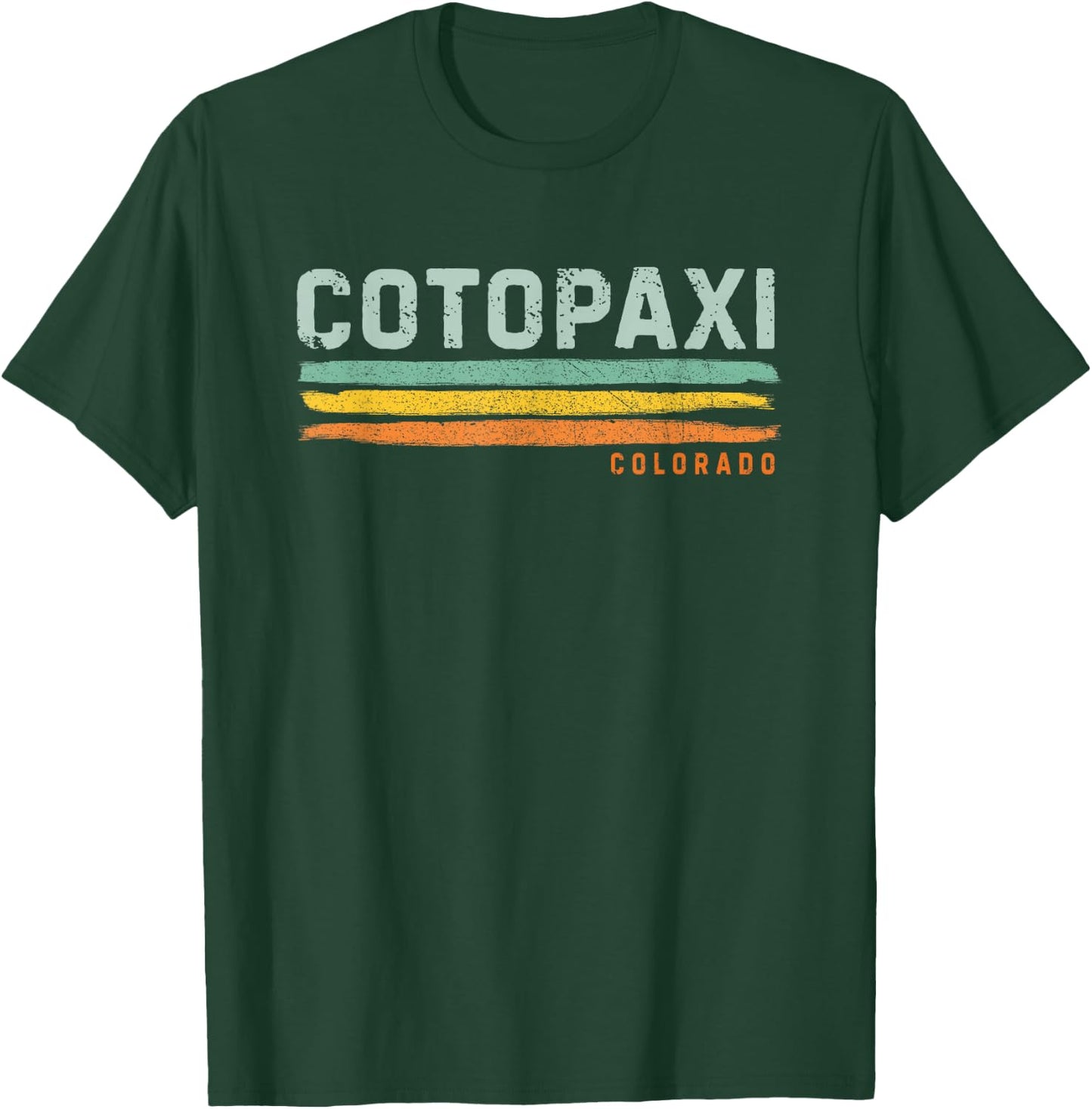 Vintage Stripes Cotopaxi CO T-Shirt - T-Shirt | Forest