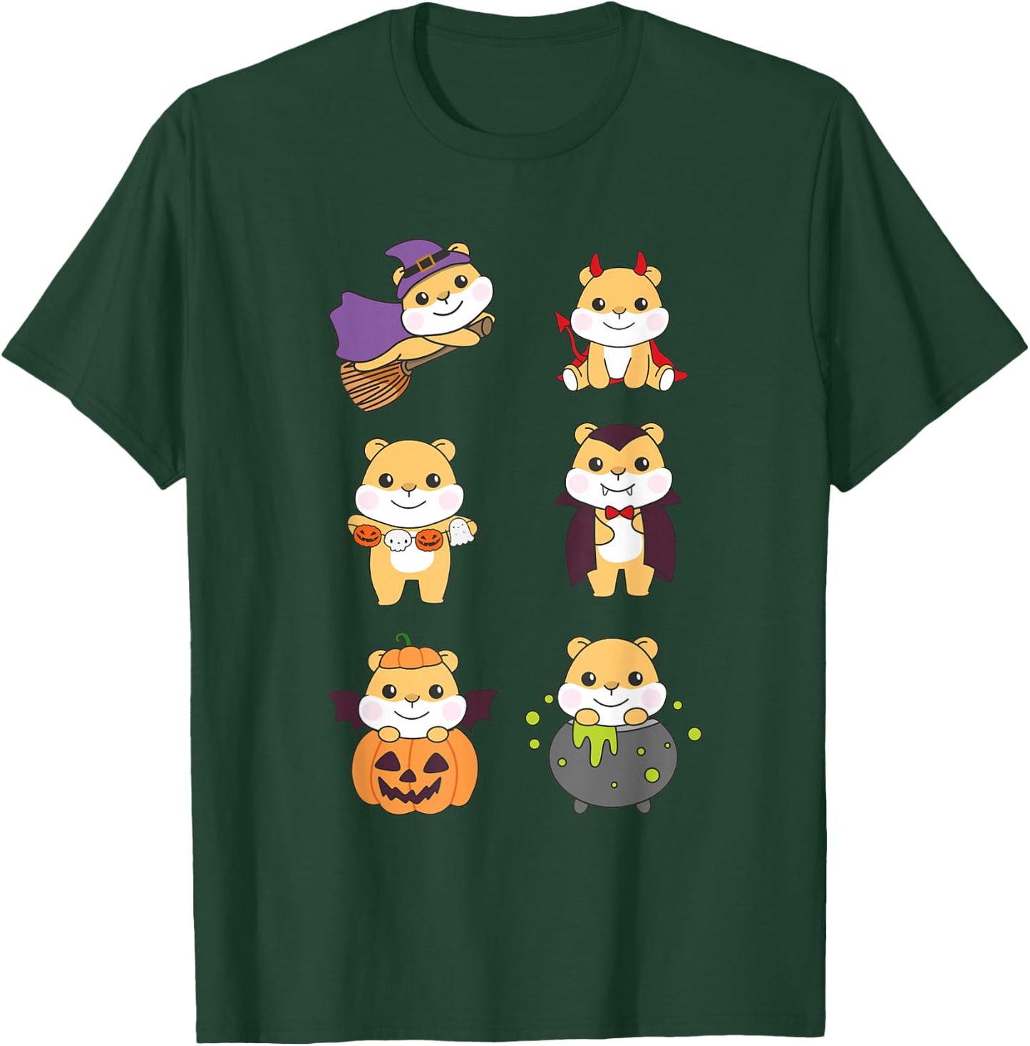 Hamster Halloween Costume Hamster Halloween T-Shirt - T-Shirt | Forest